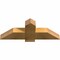 Ekena Millwork Eugene Rough Sawn Timber Gable Bracket, Western Red Cedar, 36"W x 13"H x 4"D x 6"F, 9/12 Pitch GBW036X13X0406EUG00RWR - alternate 5